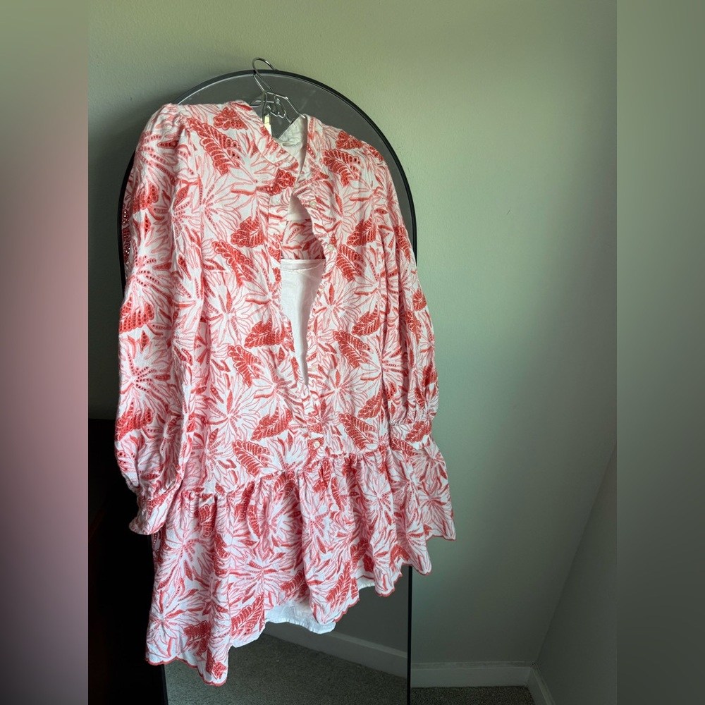 Michael kors botanical print mini dress size medium